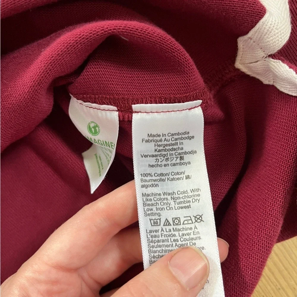 Vintage J.Crew Maroon Utility Casual Quarterzip Jacket with Elbow Patches‎ sz S